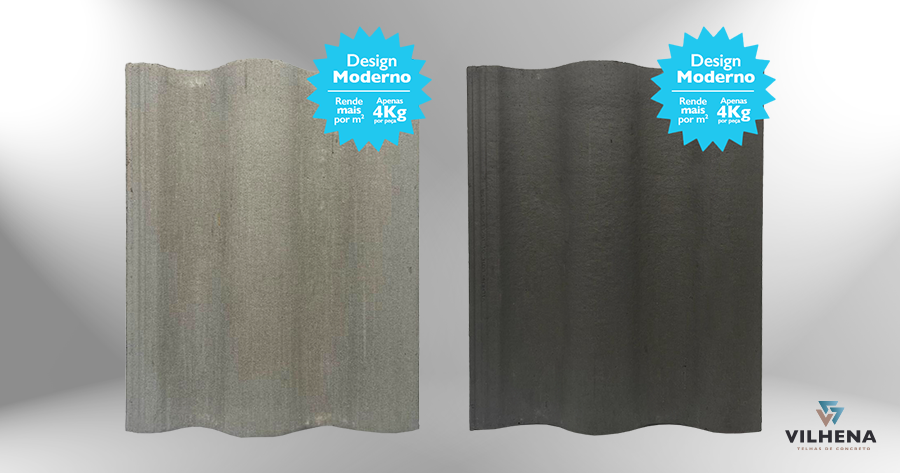 Telha de concreto leve e resistente: o modelo Slim da Vilhena é a melhor opção
